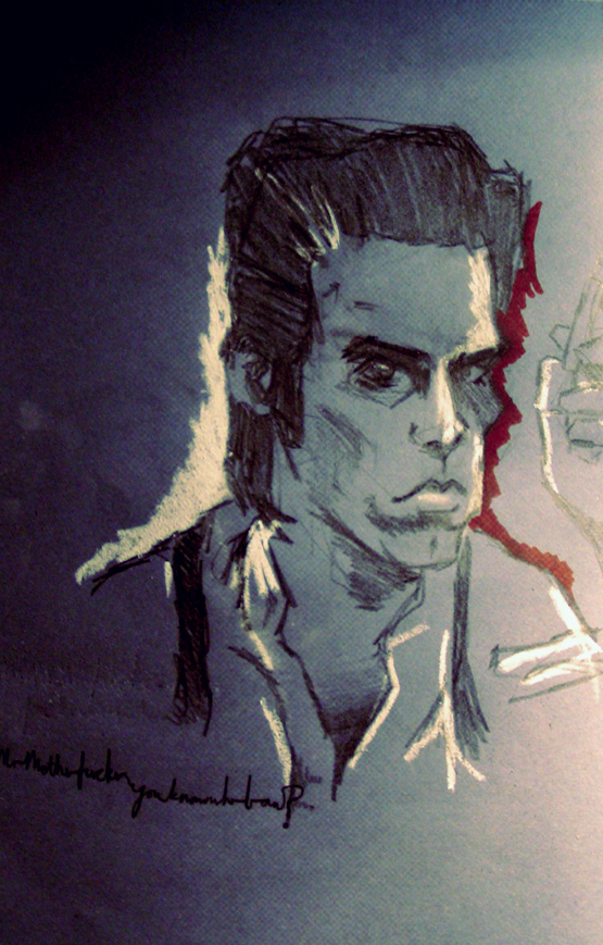 nick cave sketch..sort of