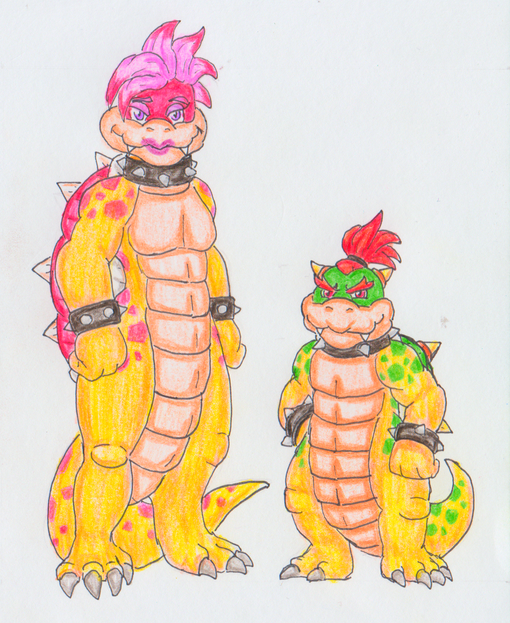 Super Mario AU- Bowser Koopa Junior by GavinoElDiabloGuapo on