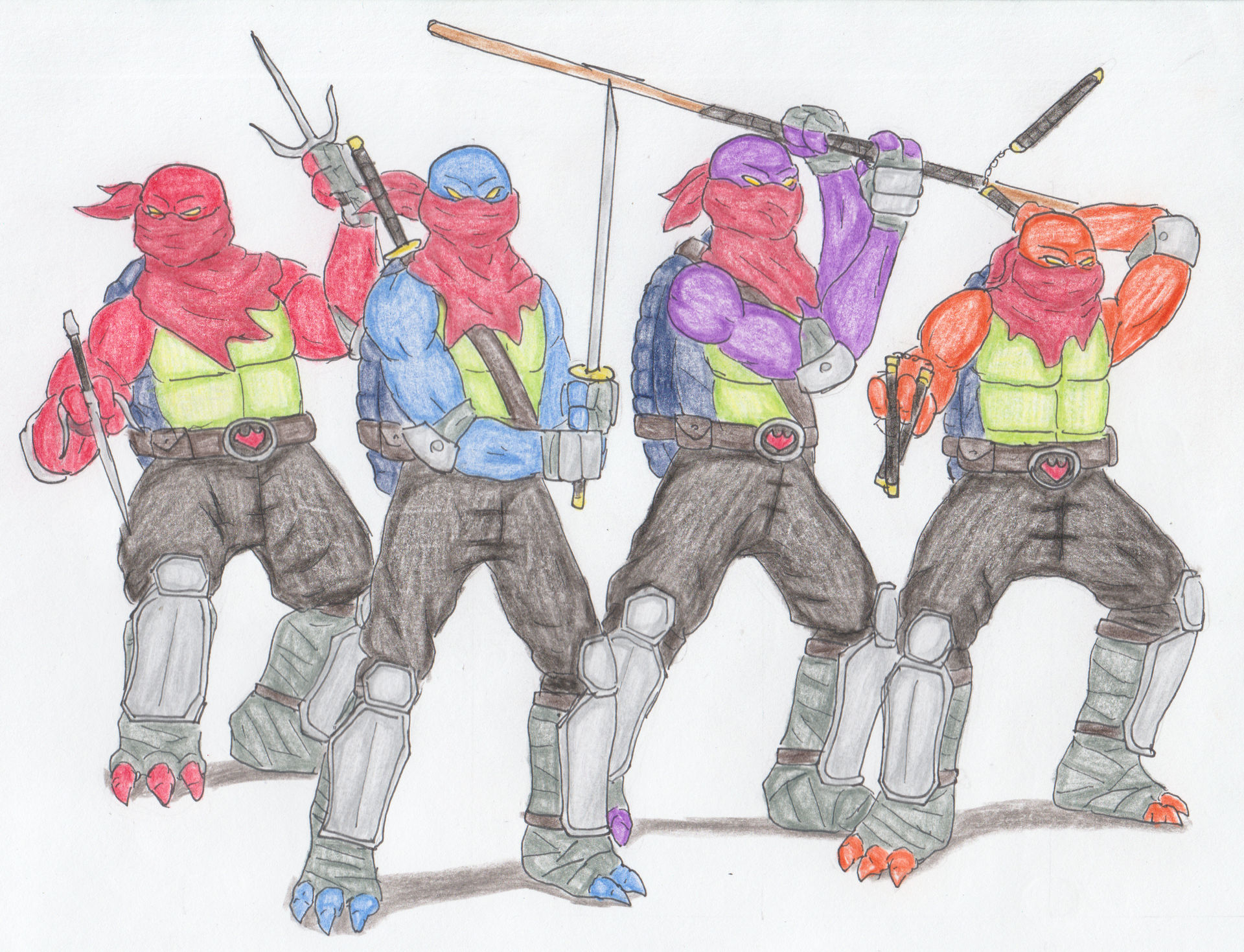 Teenage Mutant Ninja Turtles- Dark Turtles by GavinoElDiabloGuapo on ...