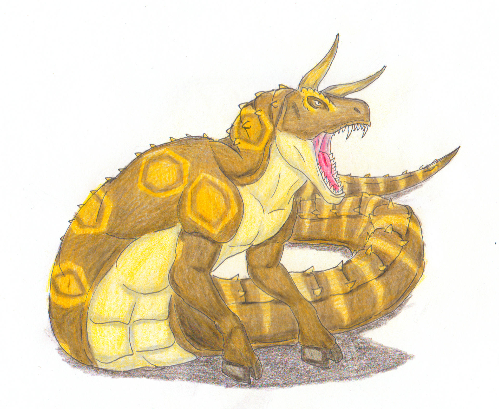 Bestiary: Ophiotaurus by GavinoElDiabloGuapo on DeviantArt