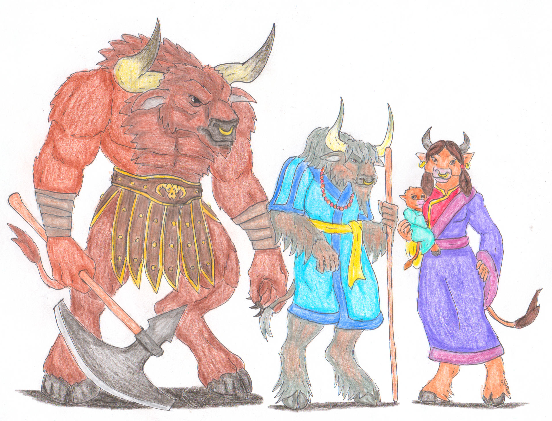 Bestiary: Minotaur by GavinoElDiabloGuapo on DeviantArt