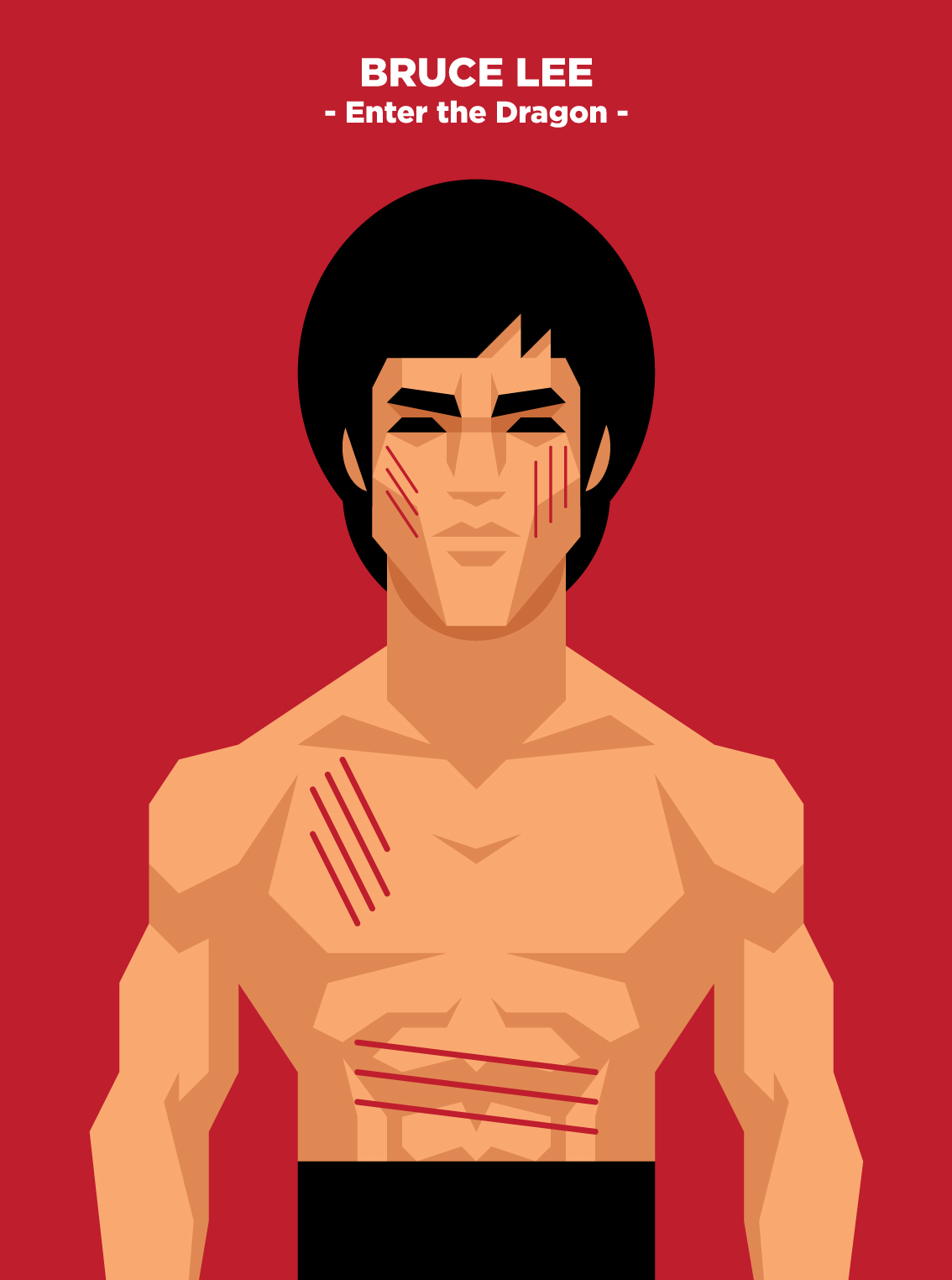 Bruce Lee portrait