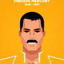 Freddie Mercury vector portrait