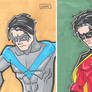 Nightwing and Robin cards