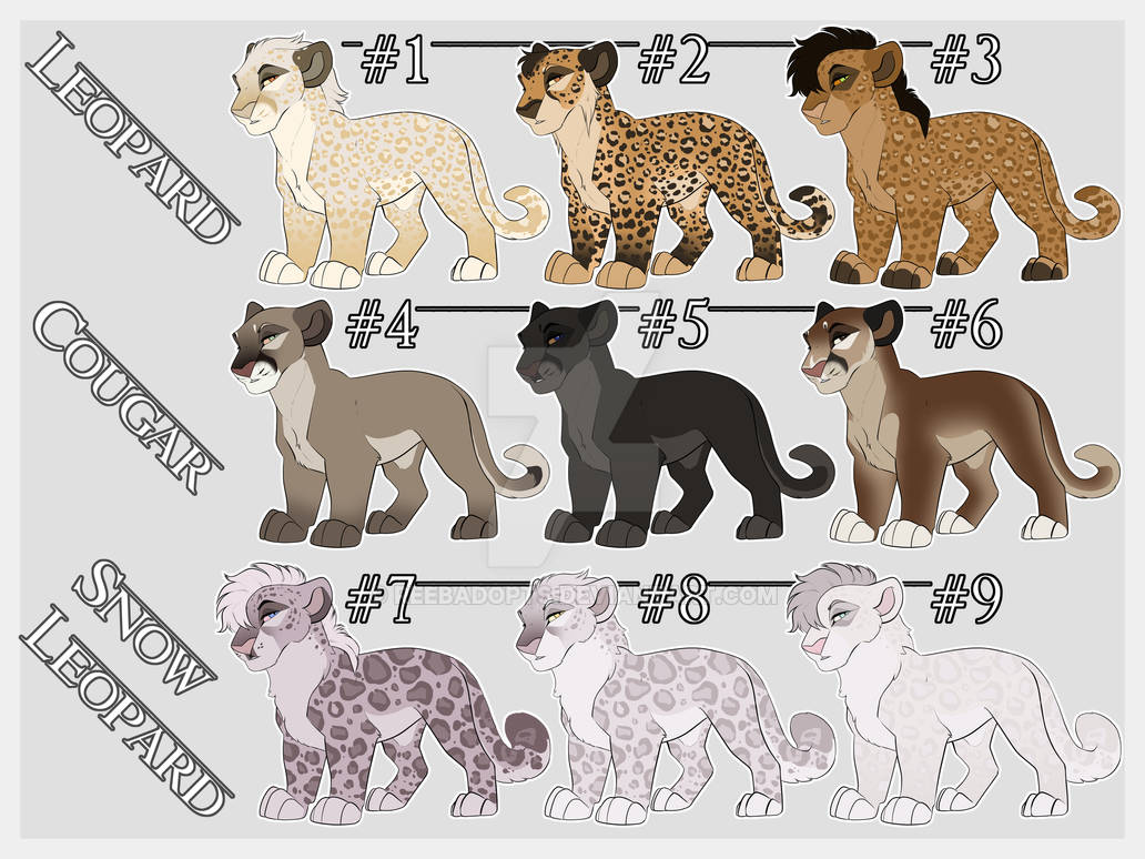 Lion Cubs #21 - OPEN 1/9 by ReebAdopts on DeviantArt