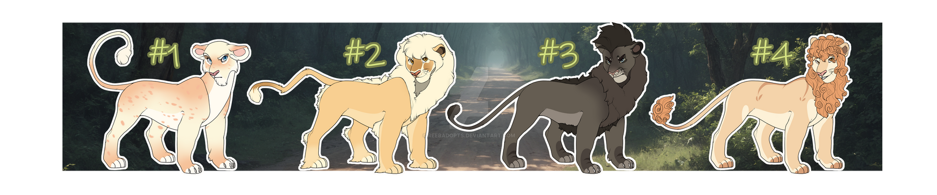 Lions Adopts 12 Open 2 4 By Reebadopts On Deviantart Lions Adopts 12 Open 2 4 By Reebadopts On Deviantart