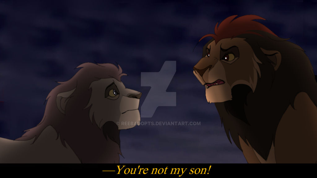 You're not my son! ~ art by ReebAdopts on DeviantArt