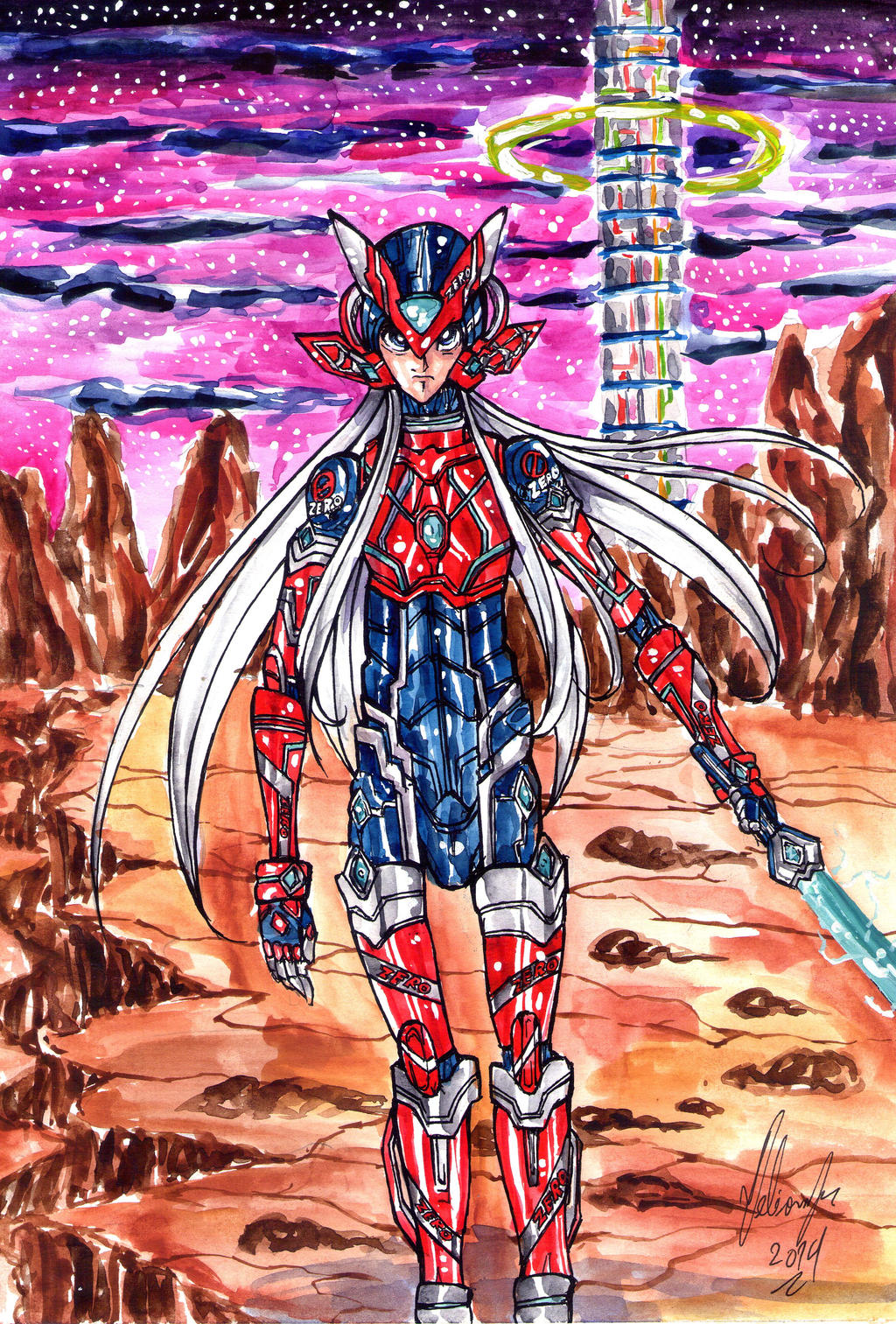 Rockman Zero-Mythos version by kamenhomer on DeviantArt
