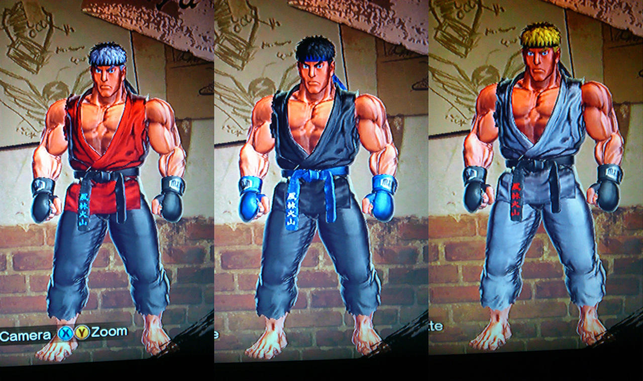 Sf3 Ryu Colours SFxT Colors- Ryu Normals by Antimatter-Radius on DeviantArt