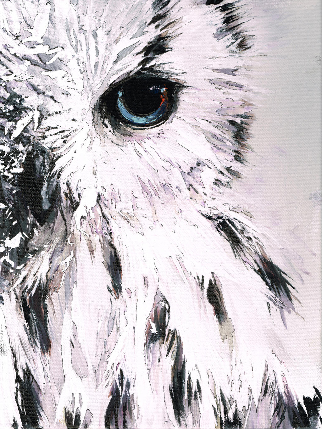 Snow Bark Owl