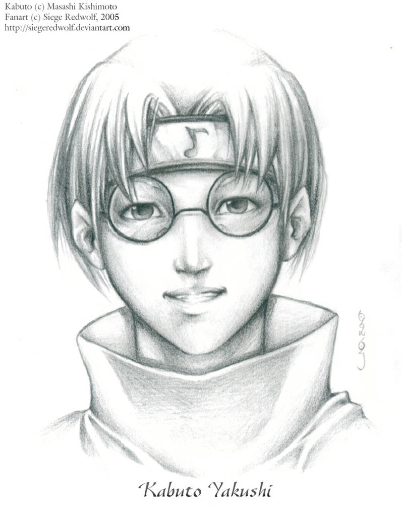 Kabebe Drawing Kabuto Pencil Sketch by Meiphon on DeviantArt