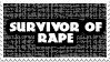 Survivor of Rape Stamp by PianoxLullaby