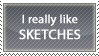 Sketches Love Stamp