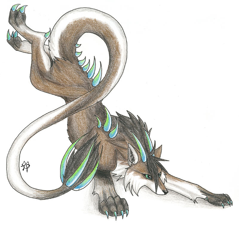 Wolf Dragon By Captainmorwen On Deviantart