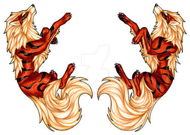 Double Sided Arcanine Badge