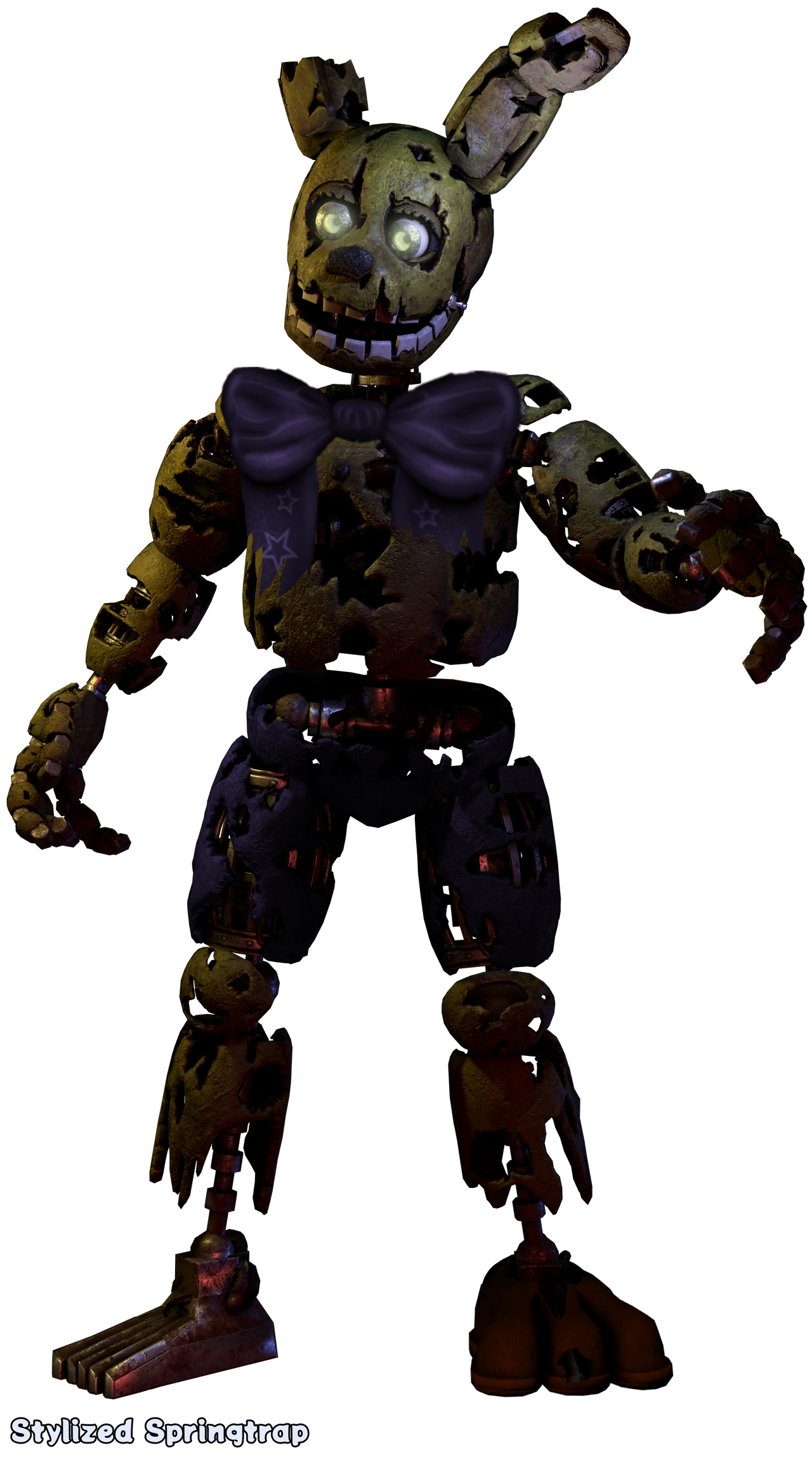 Hw Spring Trap FNAF VR Stylized Springtrap HW Edit by Zachfoxnow on DeviantArt