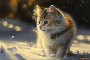 Small Winter Cat