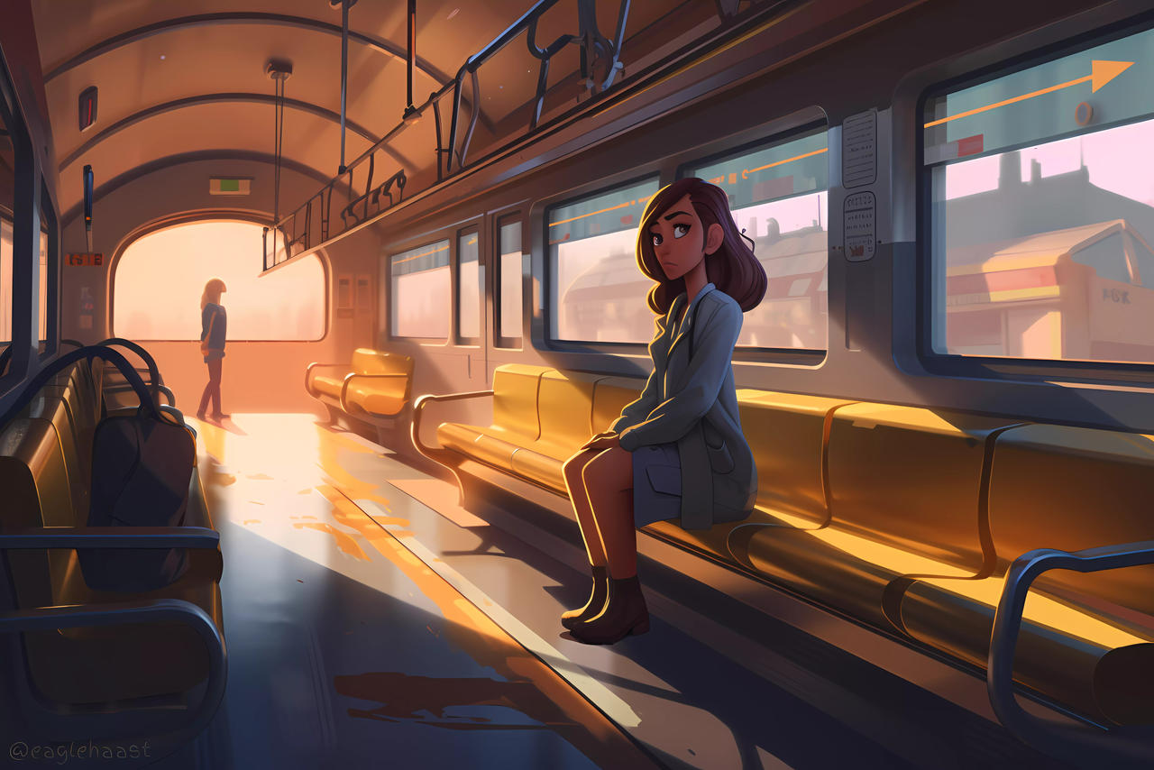 In Train by eaglehaast on DeviantArt