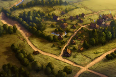 Beast Kin Village Map Village Battlemap by LostTrailsMaps on DeviantArt