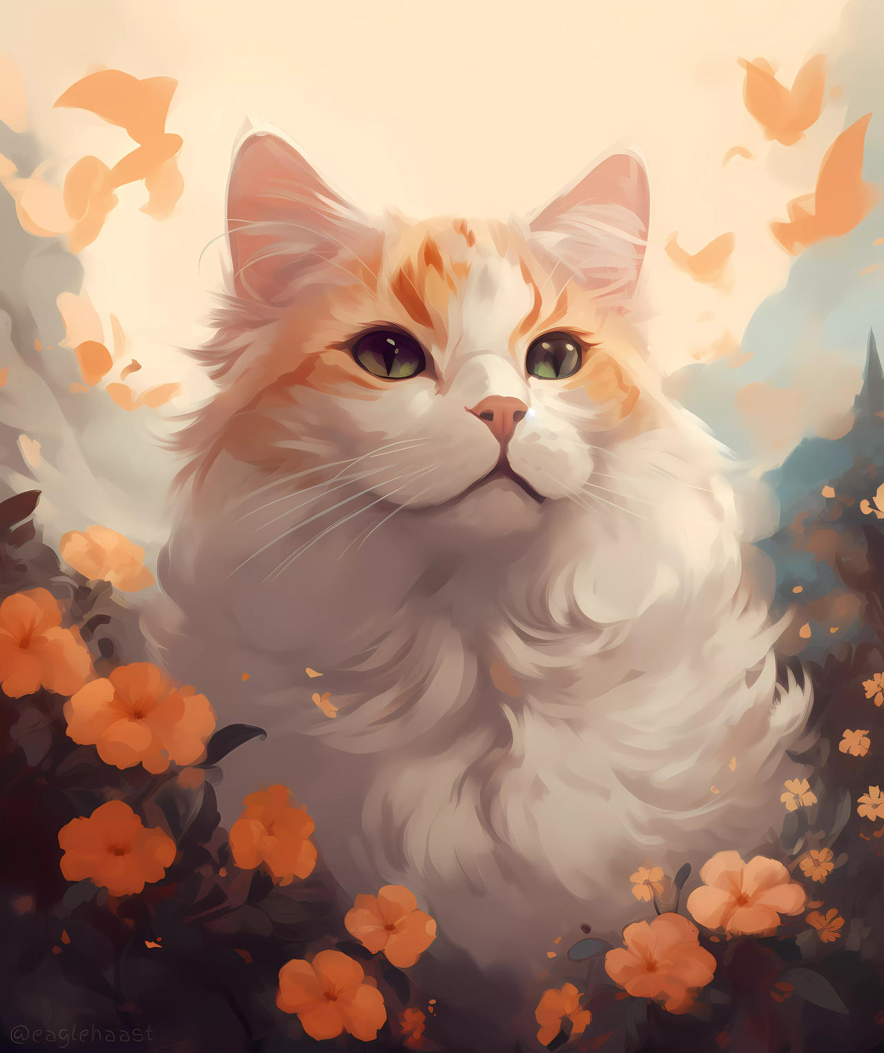 Cat by eaglehaast on DeviantArt