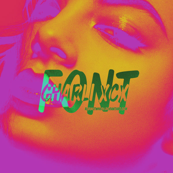 -CHARLI XCX FONT by RADIANTWH0R3 on DeviantArt