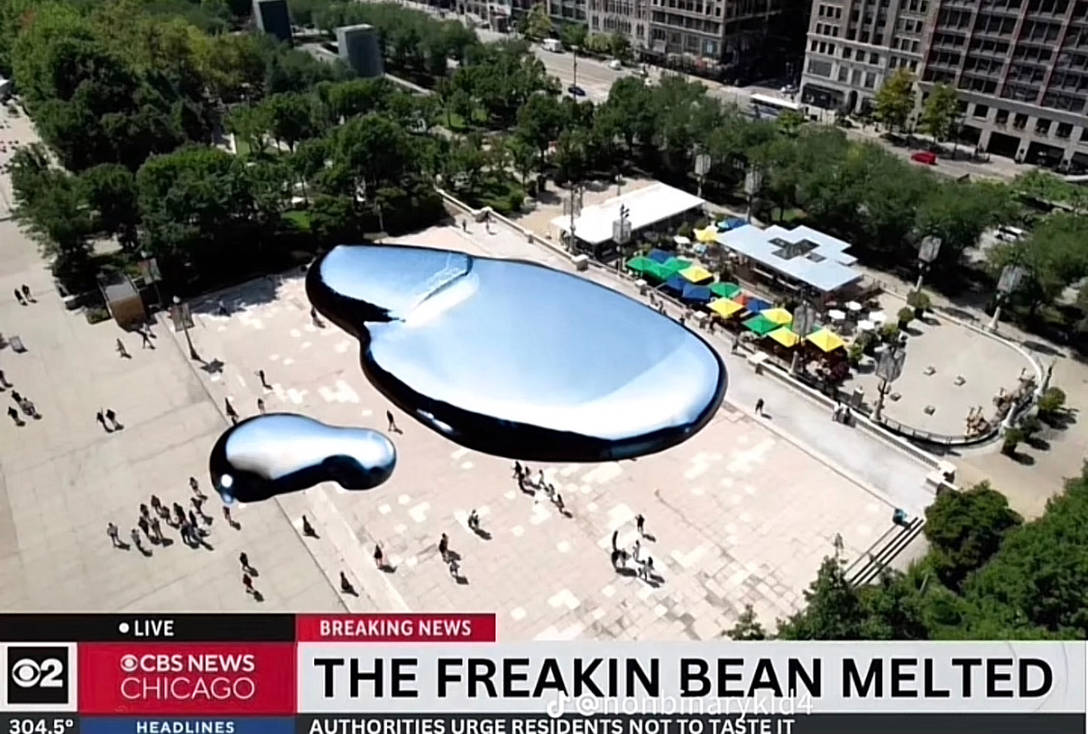 THE FREAKIN BEAN MELTED by ArtixxsDeviantArt on DeviantArt