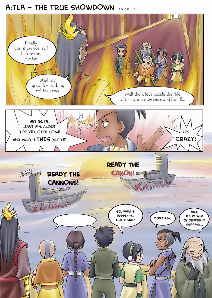 Avatar - The true showdown by sora-ko