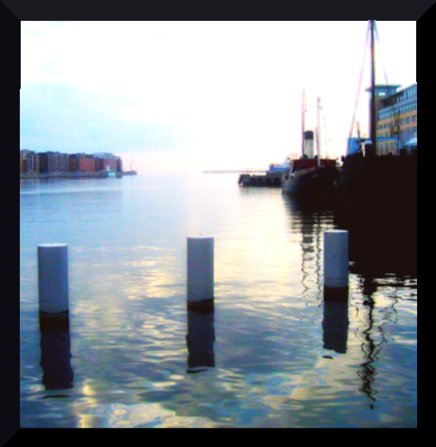 Evening Down the Harbor in Malmo