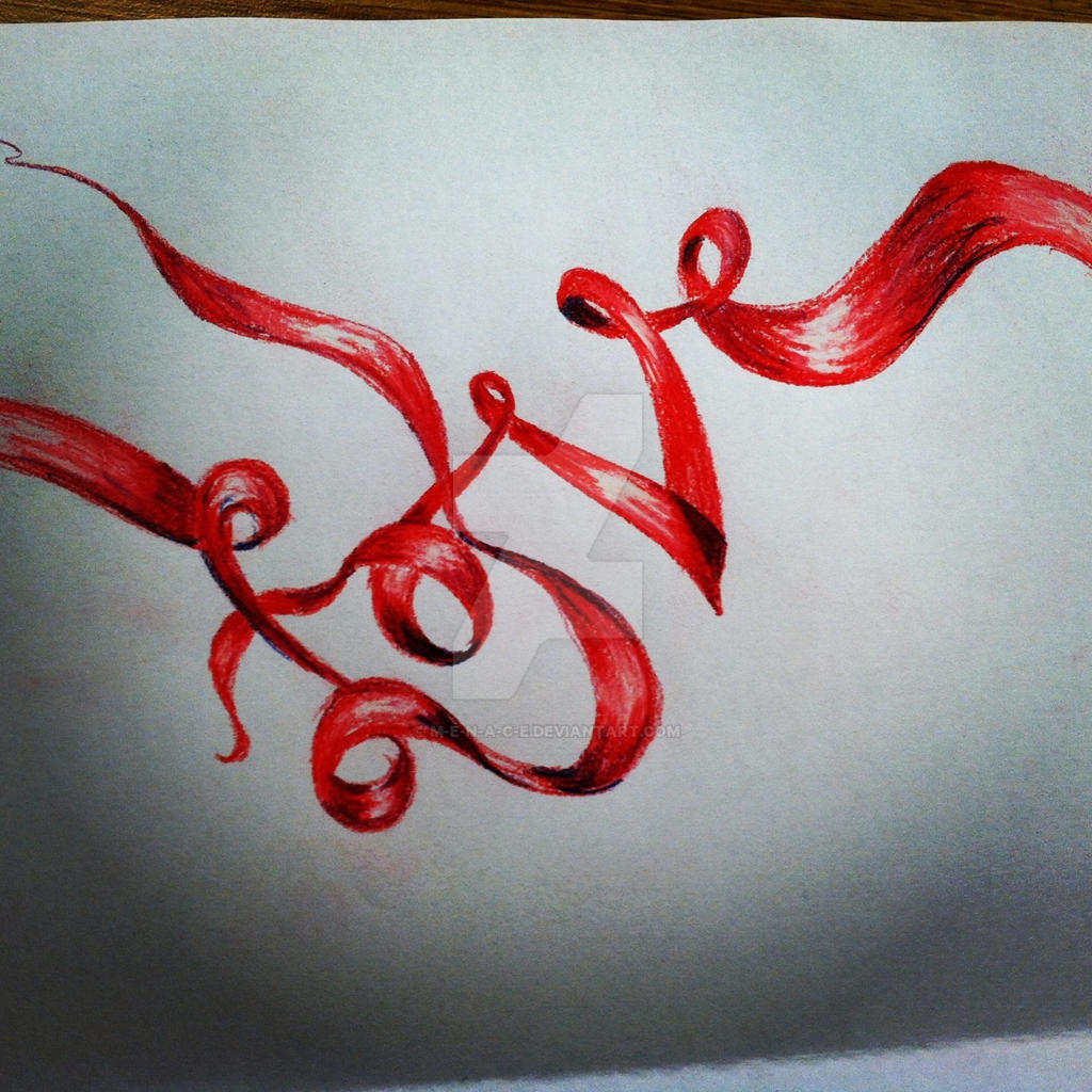 Falling Ribbon by m-e-n-a-c-e on DeviantArt