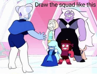 Draw the squad like this