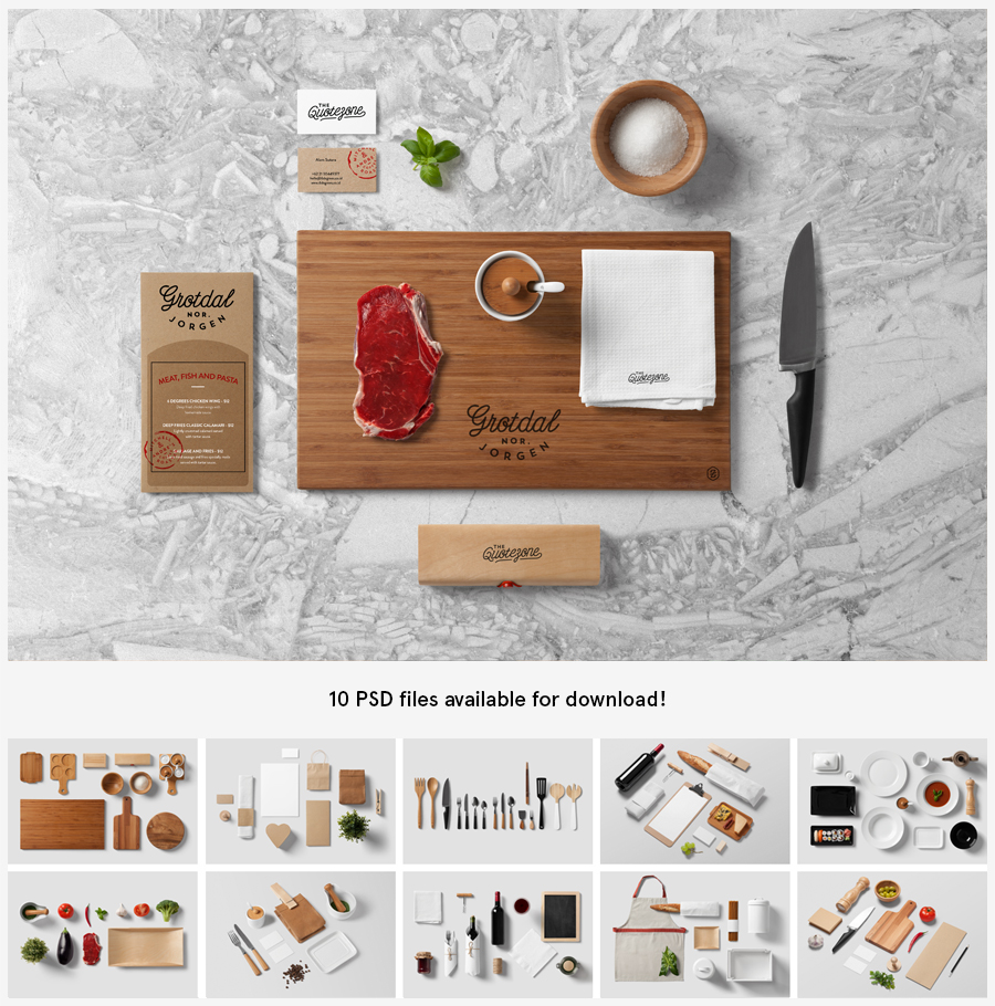 Restaurant and Food Mock-Up