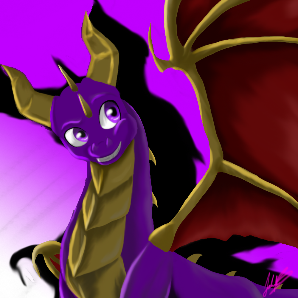 Gift : Spyro the ourple Dragon