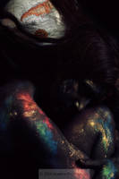 the world on her shoulders