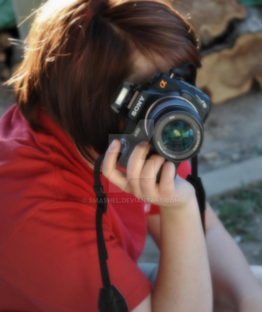 The Girl with the Camera by Smashel on DeviantArt