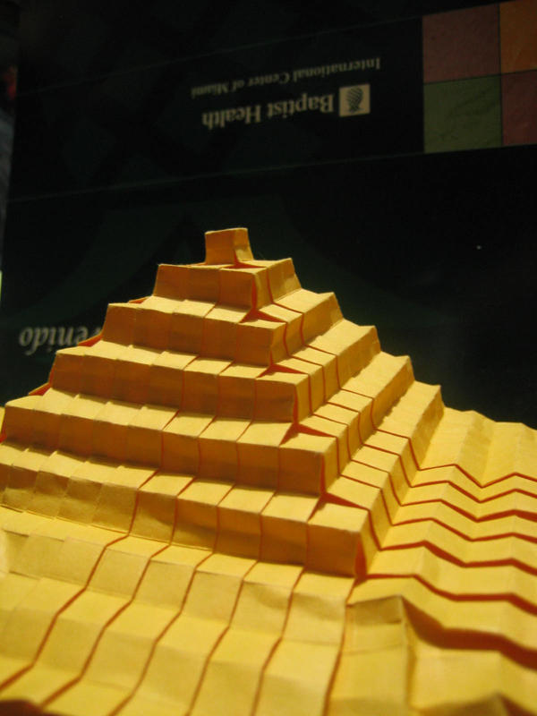 Chichen Itza Pyramid of paper