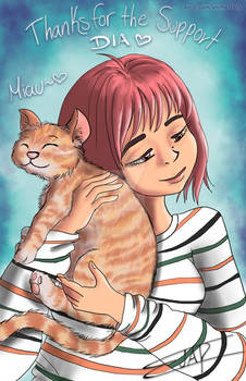 Hugging my cuttie cat