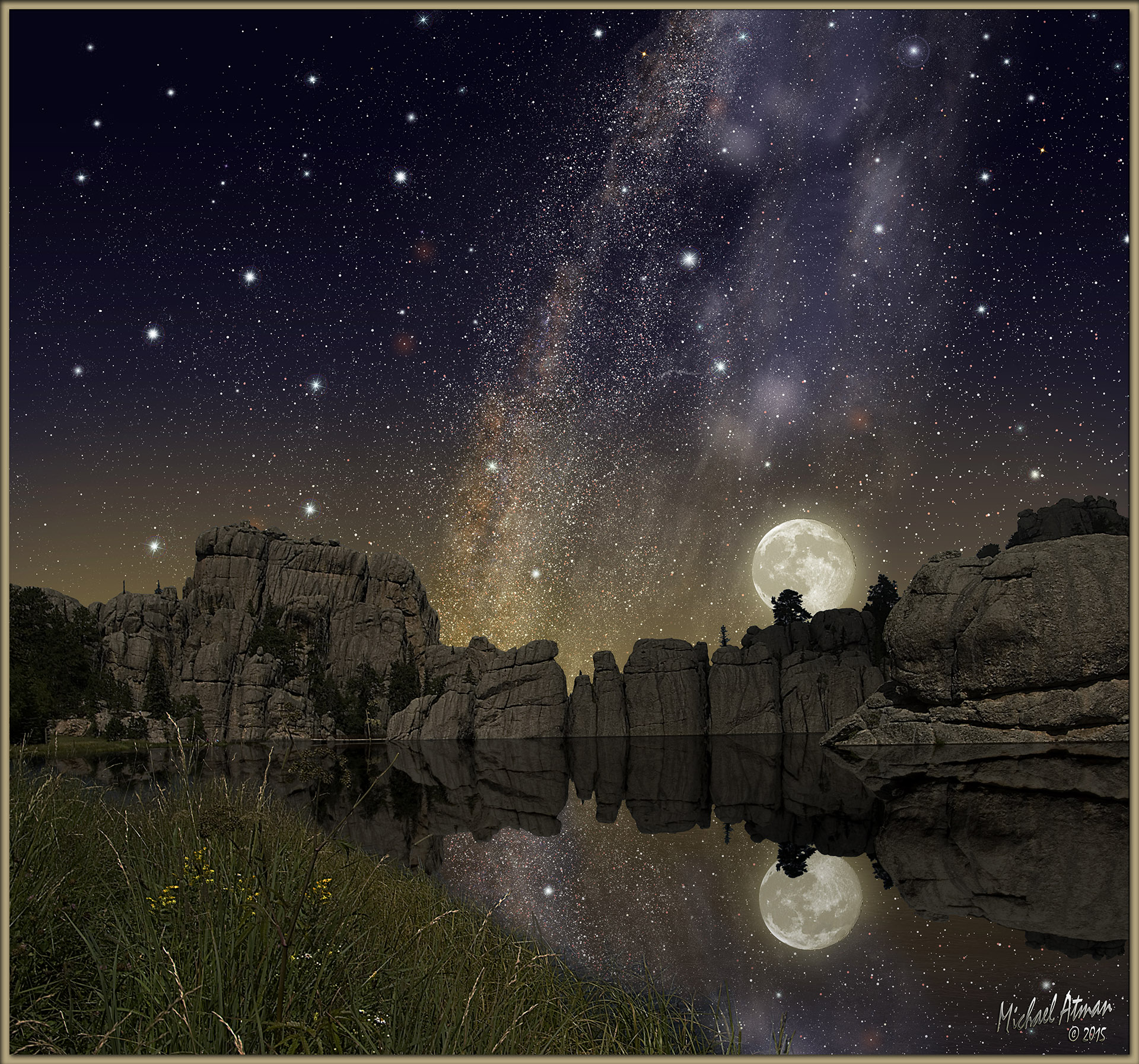 Sylvan Lake at Night