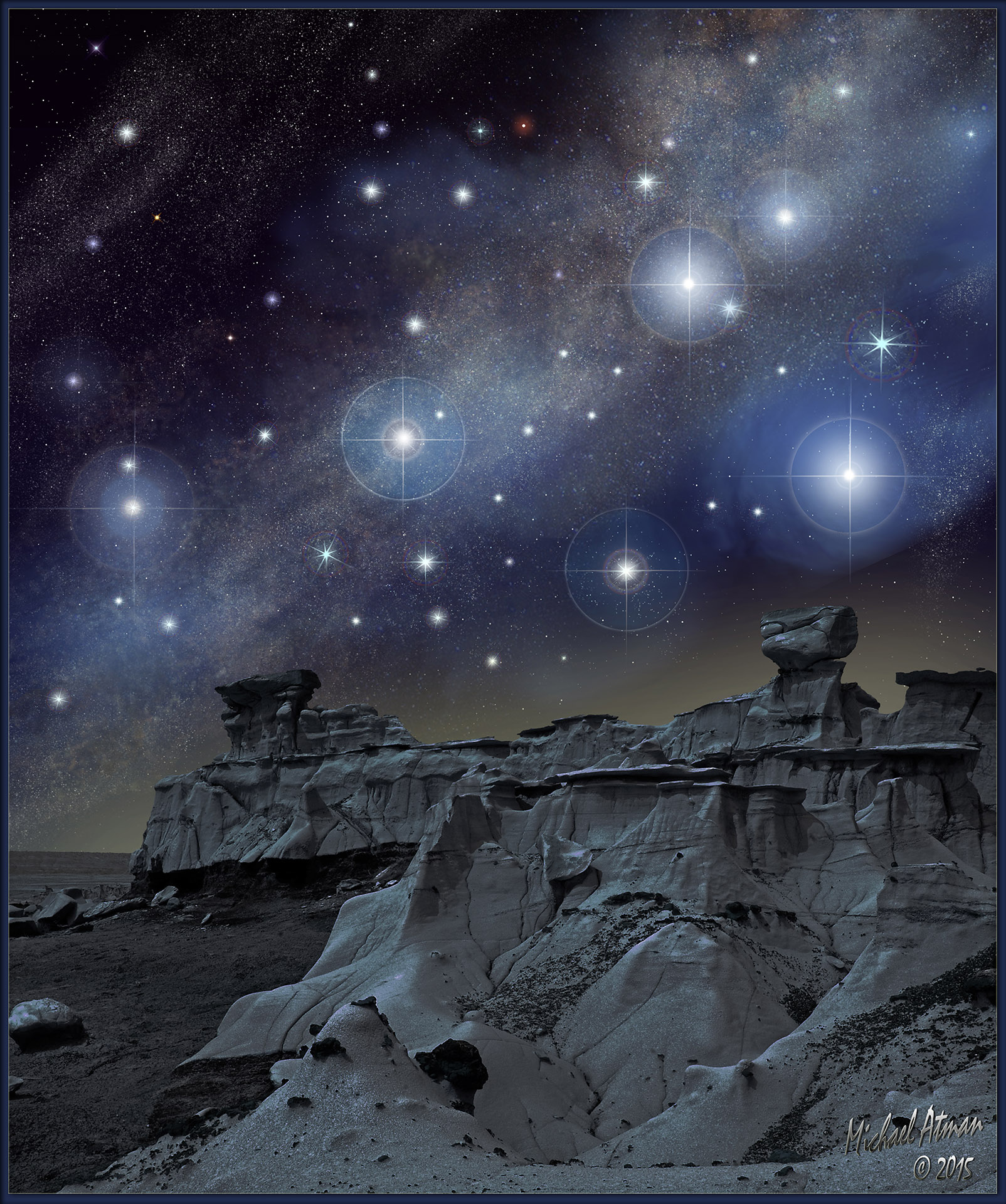 The Bisti at Night 2