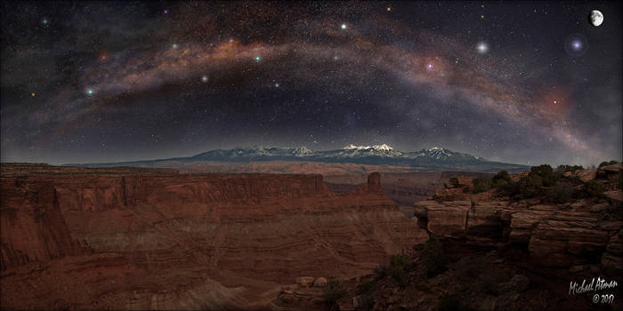 Canyonlands Milky Way Pano