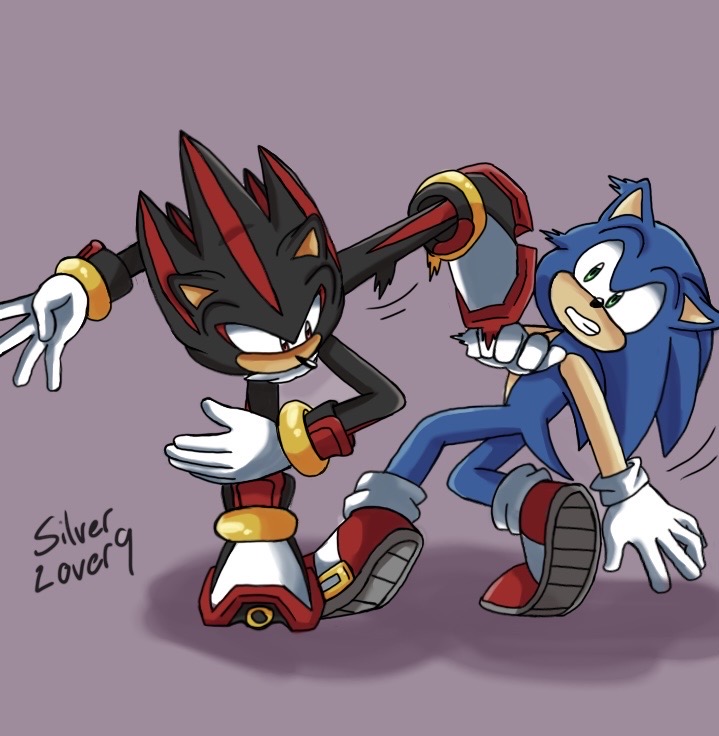 Sonic X Shadow and Silver by renajahthehedgehog on DeviantArt