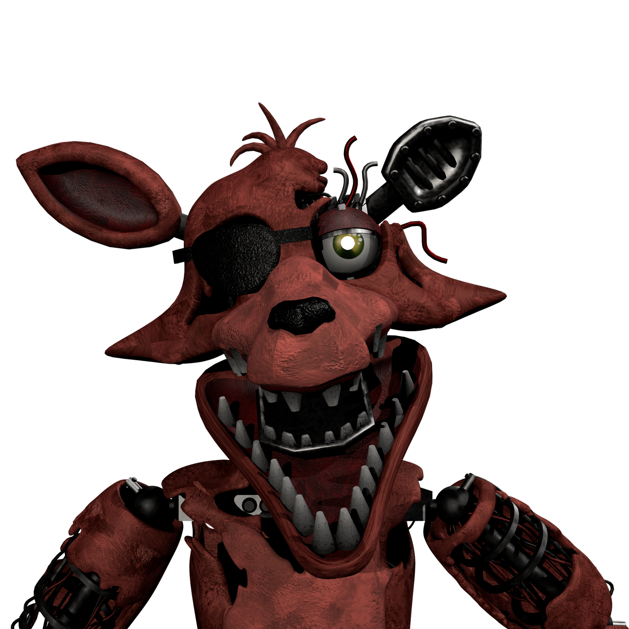 Foxy Ransomware Image Withered Foxy by 0penguino on DeviantArt