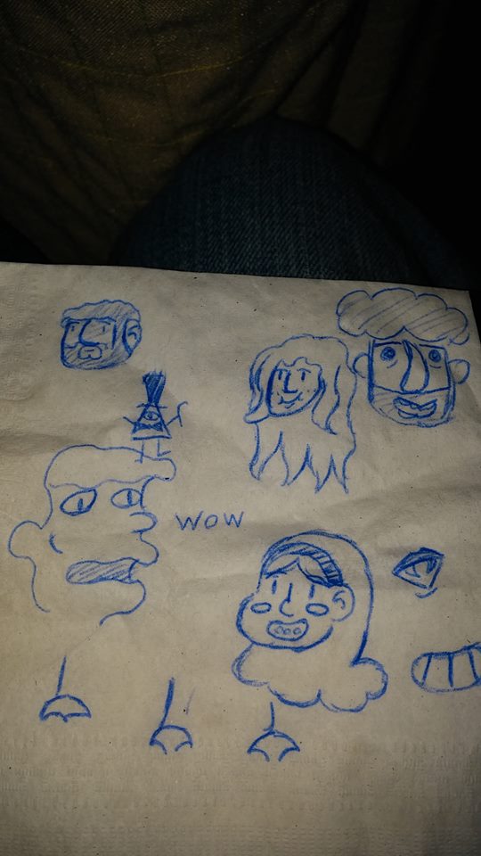 Doodles on a Napkin