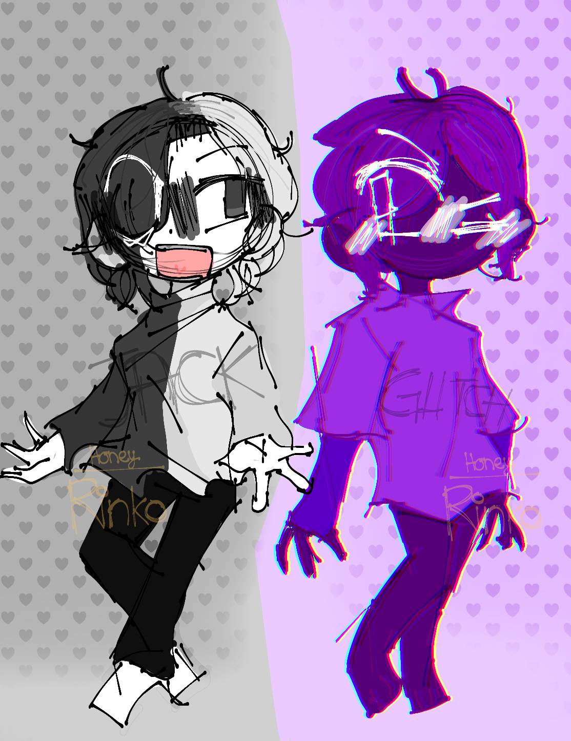 Doors Jack and Glitch by HoneyRinko on DeviantArt