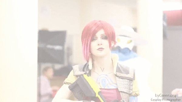 Lilith the Siren from Borderlands (gif)