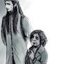 Lindir and Bilbo Baggins