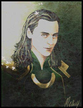 Another Loki Portrait (Painted)