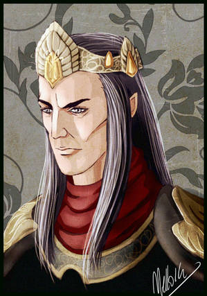 Portrait of Tar-Minyatur by MellorianJ Portrait of Tar-Minyatur by MellorianJ