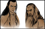 Elrond and Mithrandir