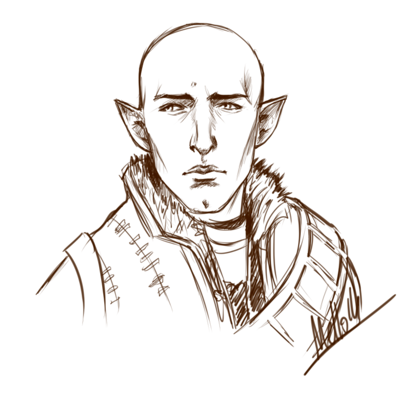 Sketch of Solas (No spoilers here)