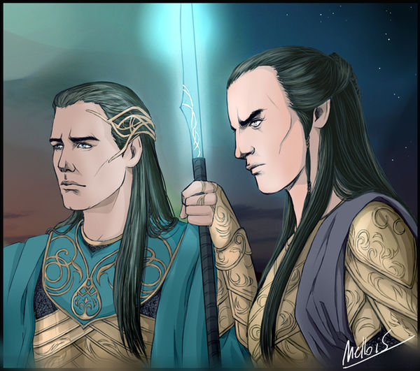 The Last High King and His Herald (colored) by MellorianJ The Last High King and His Herald (colored) by MellorianJ
